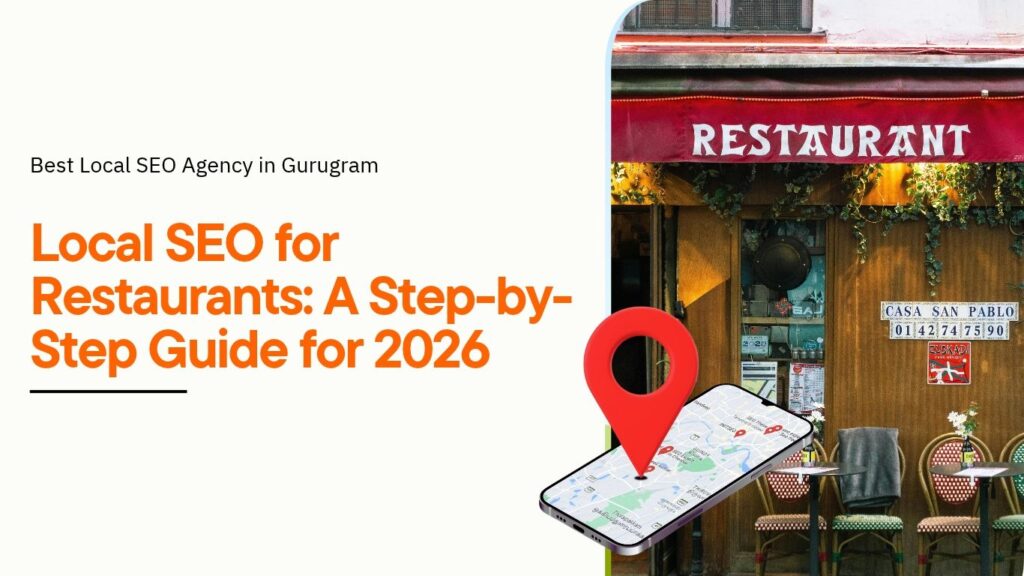 Local SEO for restaurants in 2026 showing “restaurants near me” search results on a mobile map with reviews and location pins